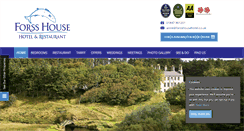 Desktop Screenshot of forsshousehotel.co.uk