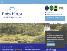 Tablet Screenshot of forsshousehotel.co.uk